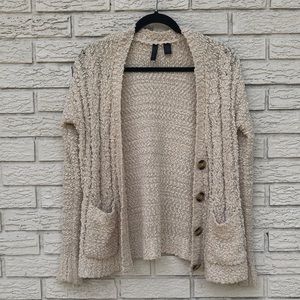 Cream cardigan